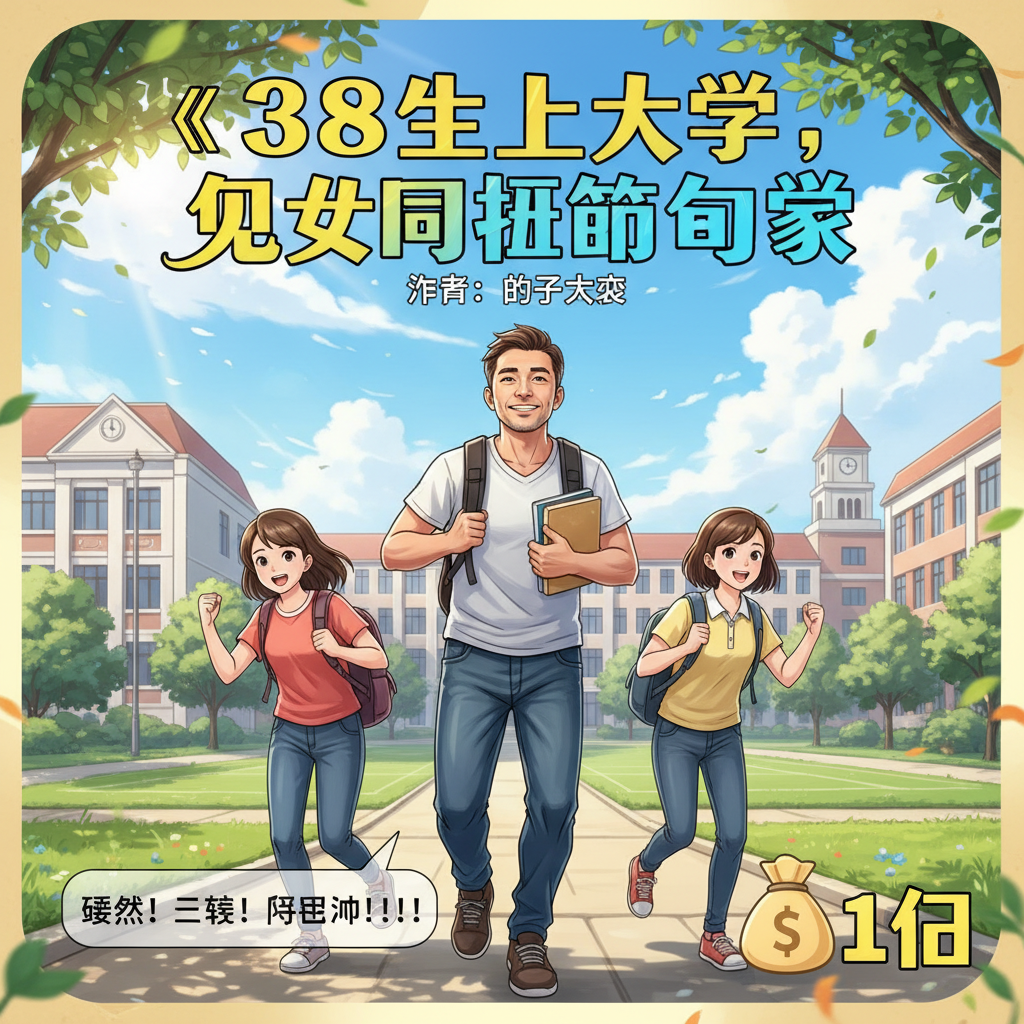 38岁上大学，儿女同班当同学